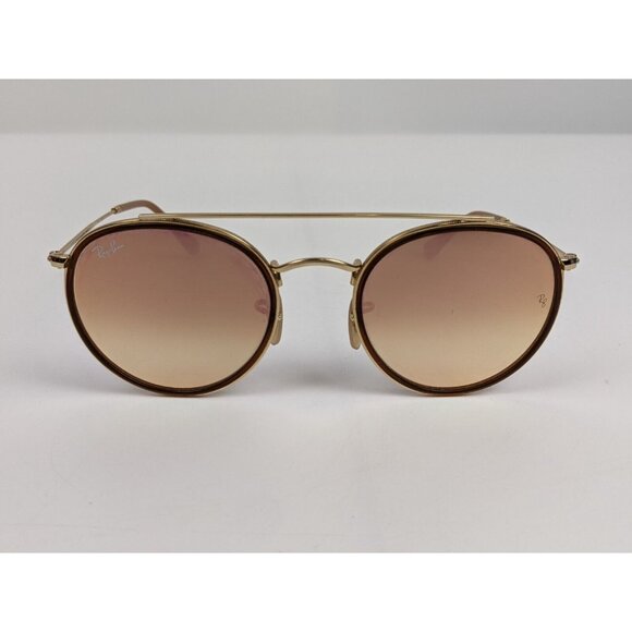 Ray-Ban Gold Round Sunglasses - Picture 2 of 16